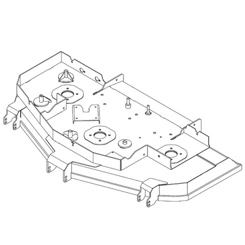 Hustler OEM 550935 SERVICE DECK 60 IN Hustler Original Part