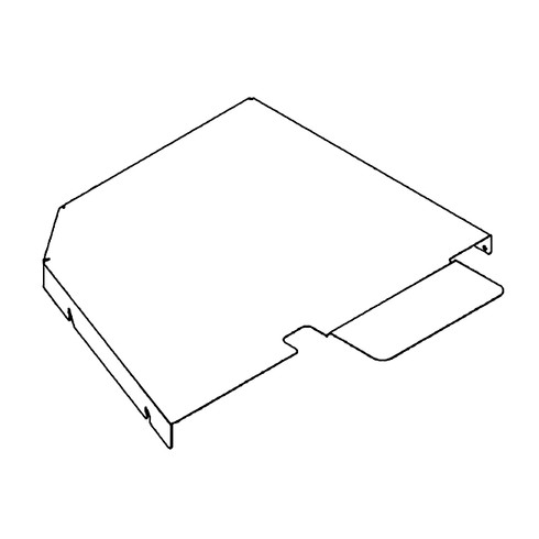 Hustler OEM 551050 RIGHT SIDE SERVICE PULLEY COVER 72 IN Hustler Original Part