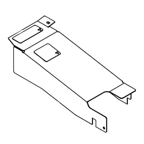 Hustler OEM 551305 CENTER SERVICE COVER 60 IN Hustler Original Part