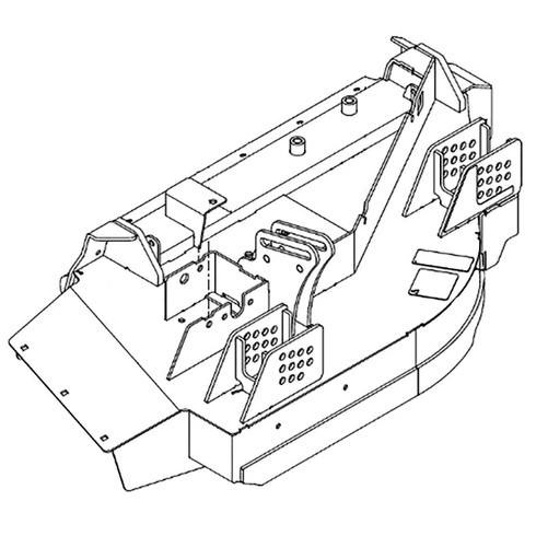 Hustler OEM 551823 SERVICE DECK SUPER 10 Hustler Original Part