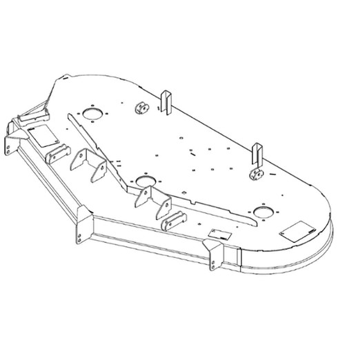 Hustler OEM 552269 SERVICE DECK 60 IN Hustler Original Part