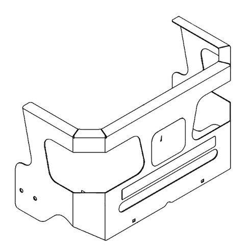 Hustler OEM 552775 SERVICE ENGINE GUARD SUPER Z Hustler Original Part