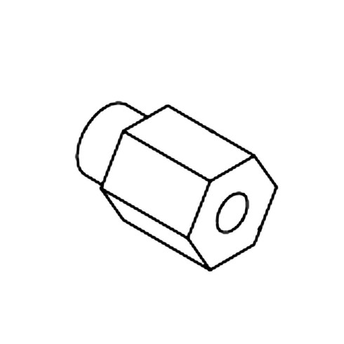 Hustler OEM 600881 STRAIGHT FITTING 6 MALE O RING BOSS 6 FEMALE O RING BOSS Hustler Original Part