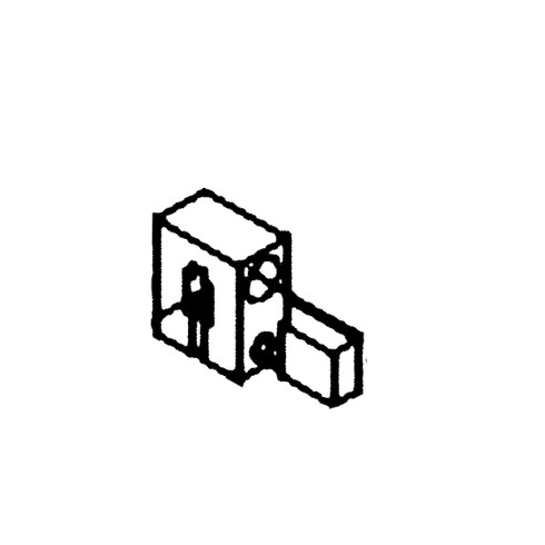 Hustler OEM 600896 LEFT HAND STEERING BLOCK W/A Hustler Original Part