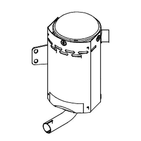 Hustler OEM 600904 MUFFLER 17 HP/19 HP KAI SERIES Hustler Original Part