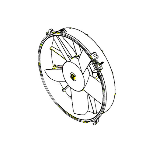 Hustler OEM 601593 COOLING FAN 12 IN Hustler Original Part