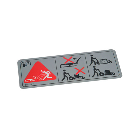 Hustler OEM 601796 DECAL TRIMSTAR Hustler Original Part