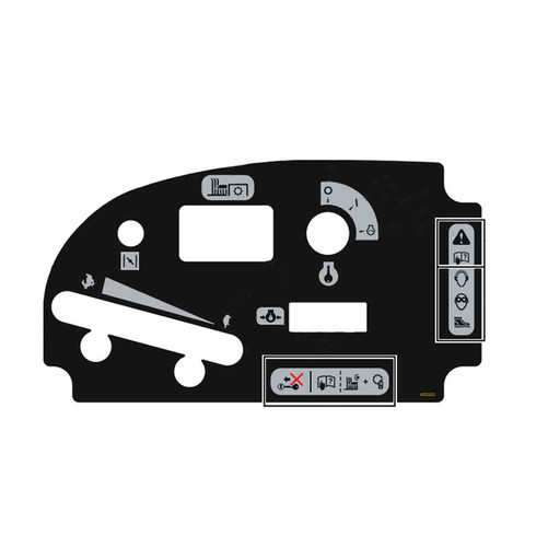 Hustler OEM 602232 DECAL INSTRUMENT PANEL Hustler Original Part