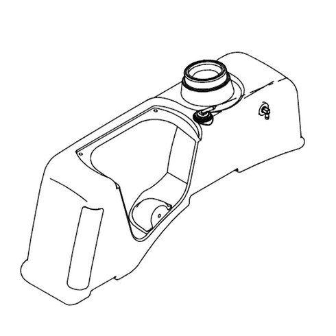 Hustler OEM 602977 FUEL TANK FENDER RIGHT HAND Hustler Original Part