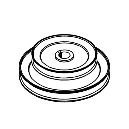 Hustler OEM 603312 DOUBLE DRIVE PULLEY 66 IN DECK Hustler Original Part
