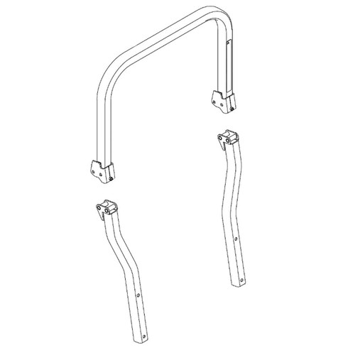 Hustler OEM 603473 ROPS KIT DIESEL Z Hustler Original Part