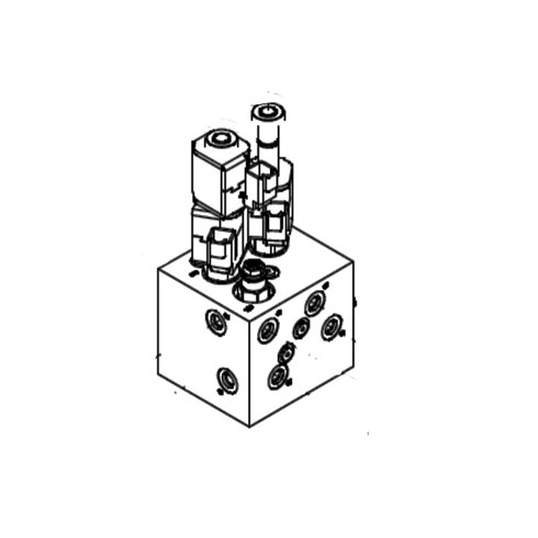 Hustler OEM 604047 MANIFOLD BLOCK ASSEMBLY Hustler Original Part