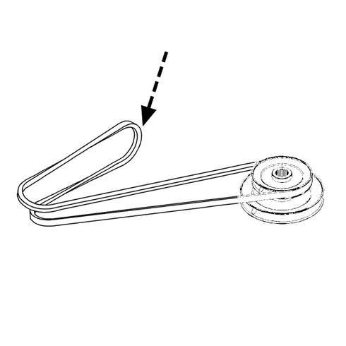 Hustler OEM 604169 BELT A SECTION 76 IN EL Hustler Original Part