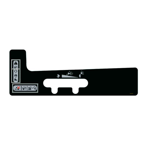 Hustler OEM 604260 DECAL INSTRUMENT Hustler Original Part