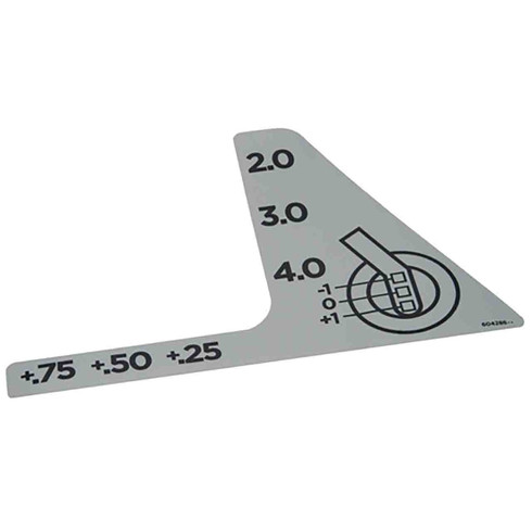 Hustler OEM 604286 DECAL CUT HEIGHT Hustler Original Part