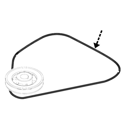 Hustler OEM 712406 DRIVE BELT B SECTION 49.15 IN EL Hustler Original Part