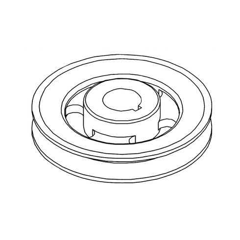 Hustler OEM 766865 ENGINE PUMP DRIVE PULLEY Hustler Original Part