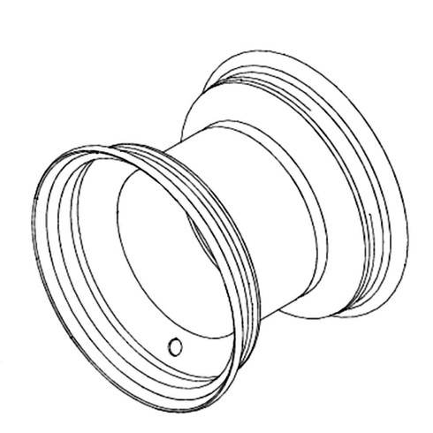 Hustler OEM 785303 WHEEL 8 X 5.38 4 X 4 SILVER Hustler Original Part
