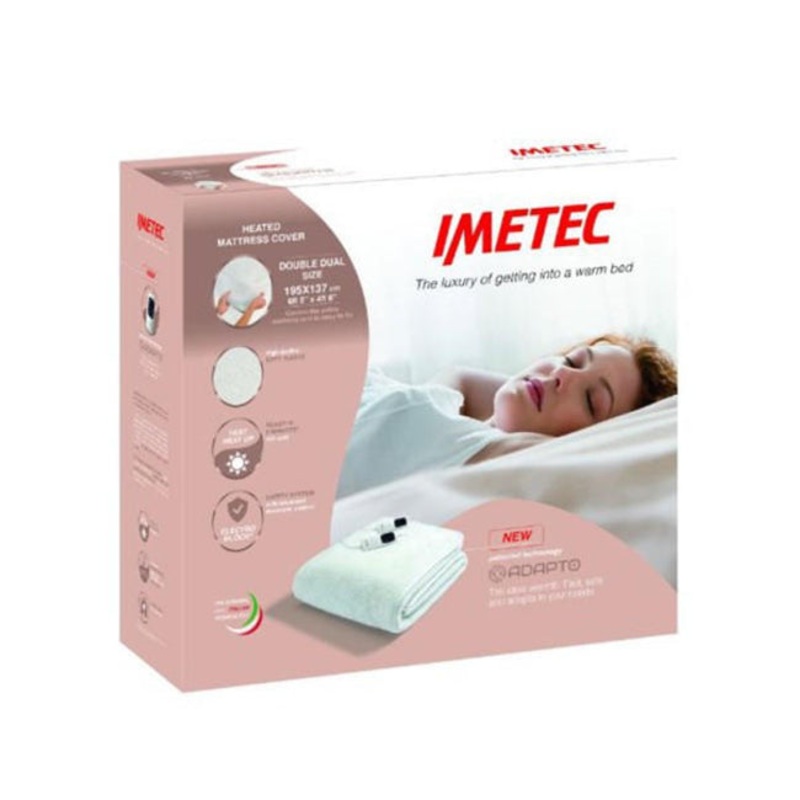 Imetec Fleece Adapto Double Dual Mattress Cover | 16733