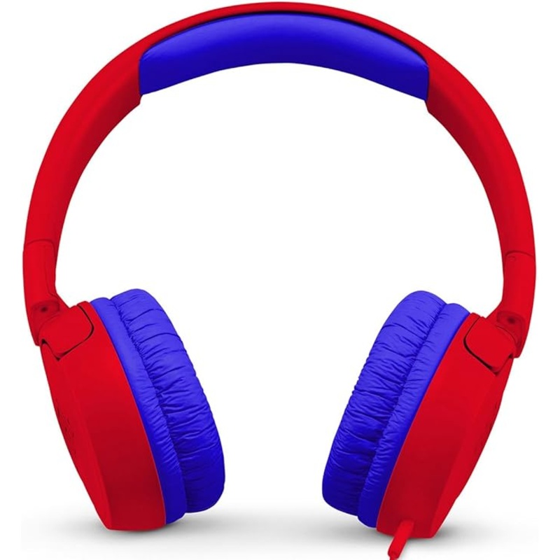 JBL JR300 Kids On-Ear Headphones | SPIDER RED | JBLJR300RED