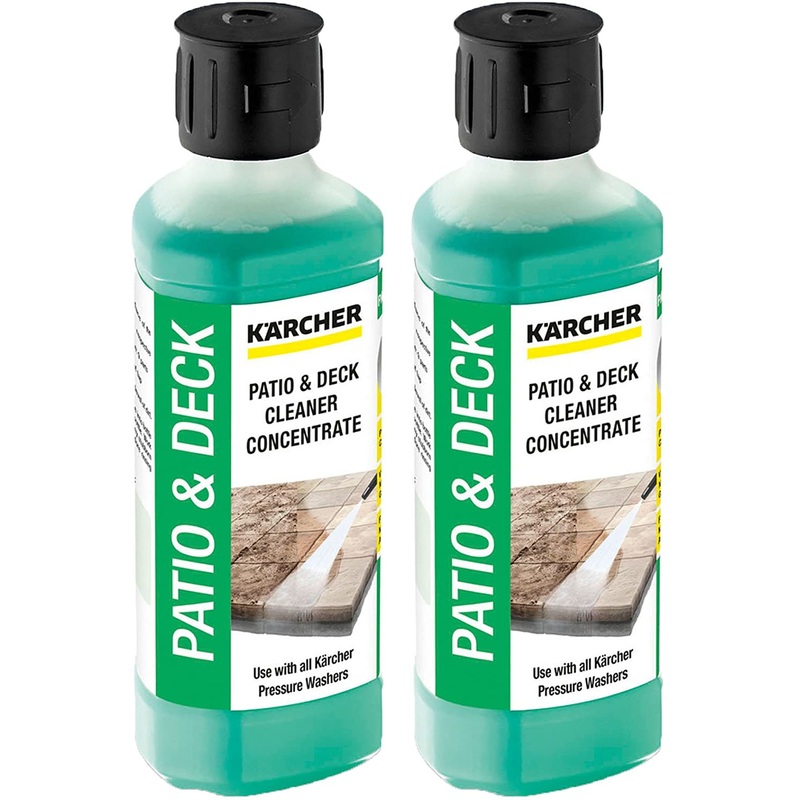 KARCHER Patio + Deck Pressure Washer Cleaner Detergent Fluid 5L 62958420 x 2