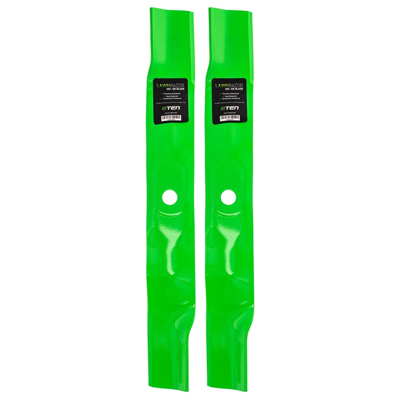 LawnRAZOR High Lift Blade For John Deere M148613 M139976 M135881 M159047 M139977 M135882 | 2-PACK