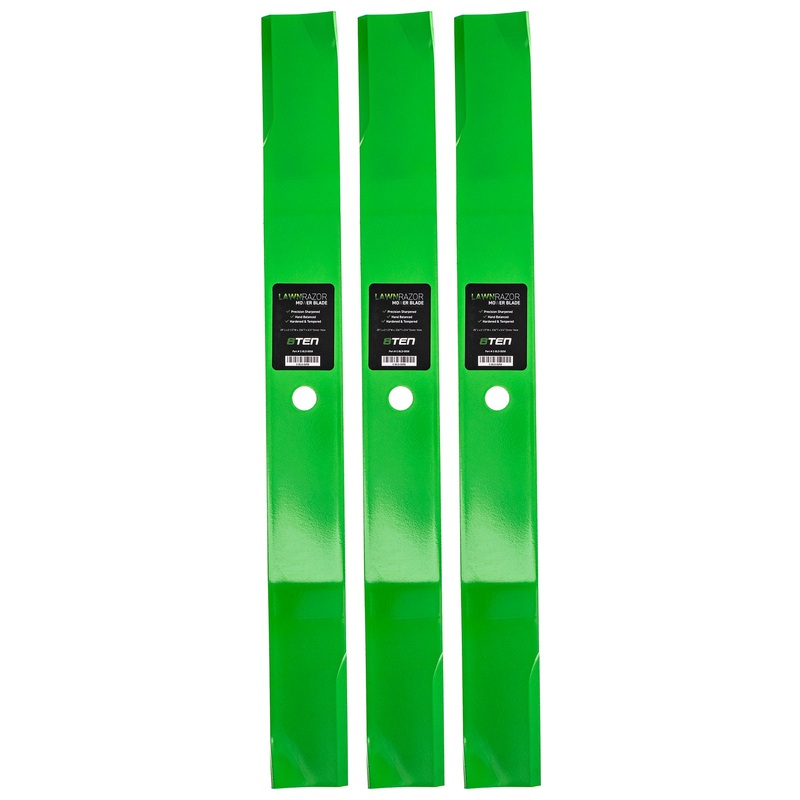 LawnRAZOR High Lift Blade Set For Toro Lesco 29-5530 23-2410 23-2410-03 29-5530-03 | 3-PACK