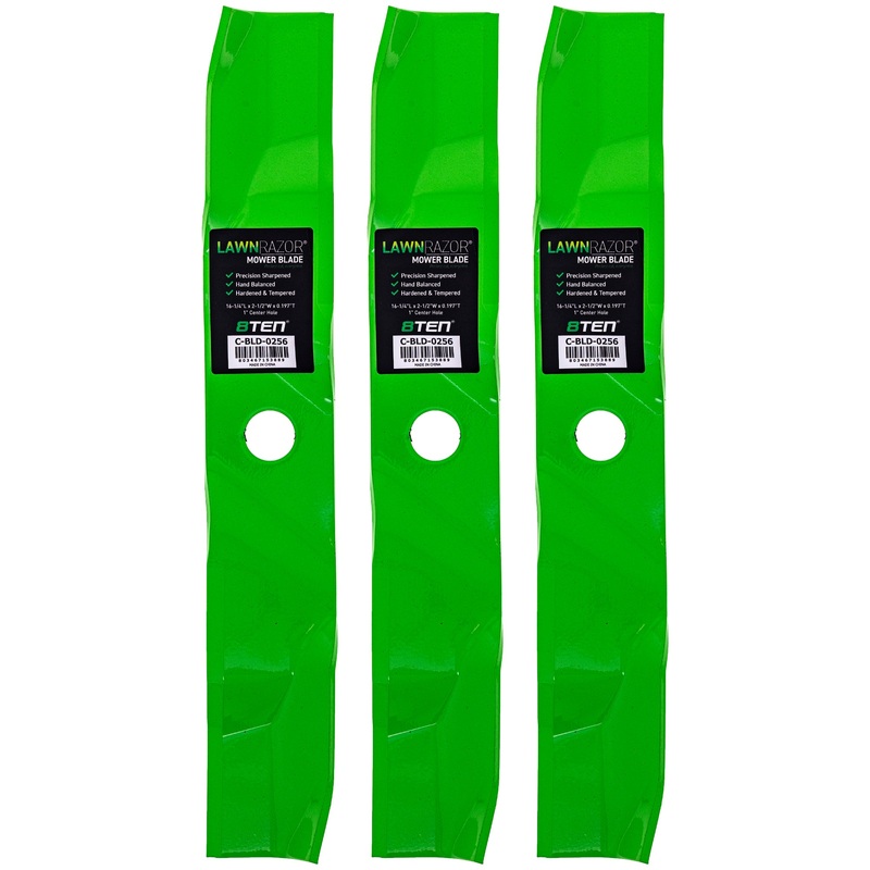 LawnRAZOR Mulching Blade For Exmark 103-6391 103-6391-S | 3-PACK