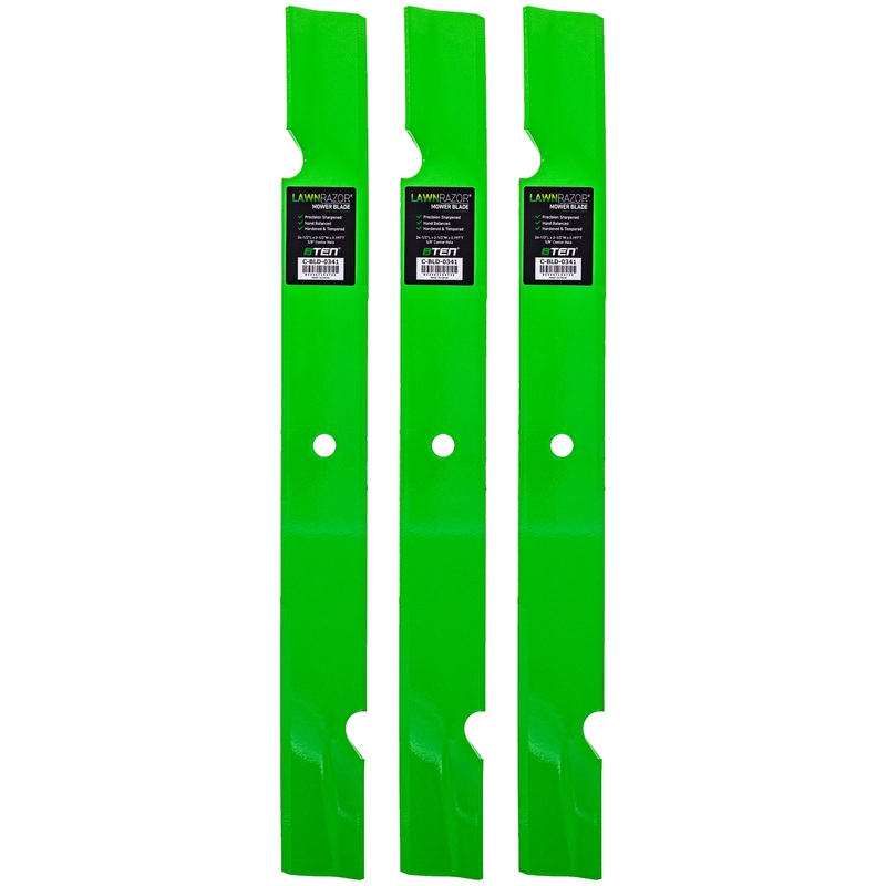 LawnRAZOR Notched High Lift Blade For Scag 482880 | 3-PACK