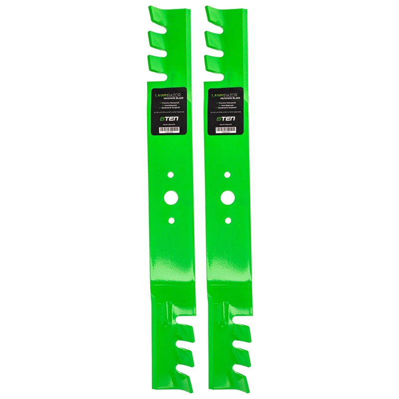 LawnRAZOR Toothed Blade For Cub Cadet White Outdoor 759-3830-X 7593830X | 2-PACK