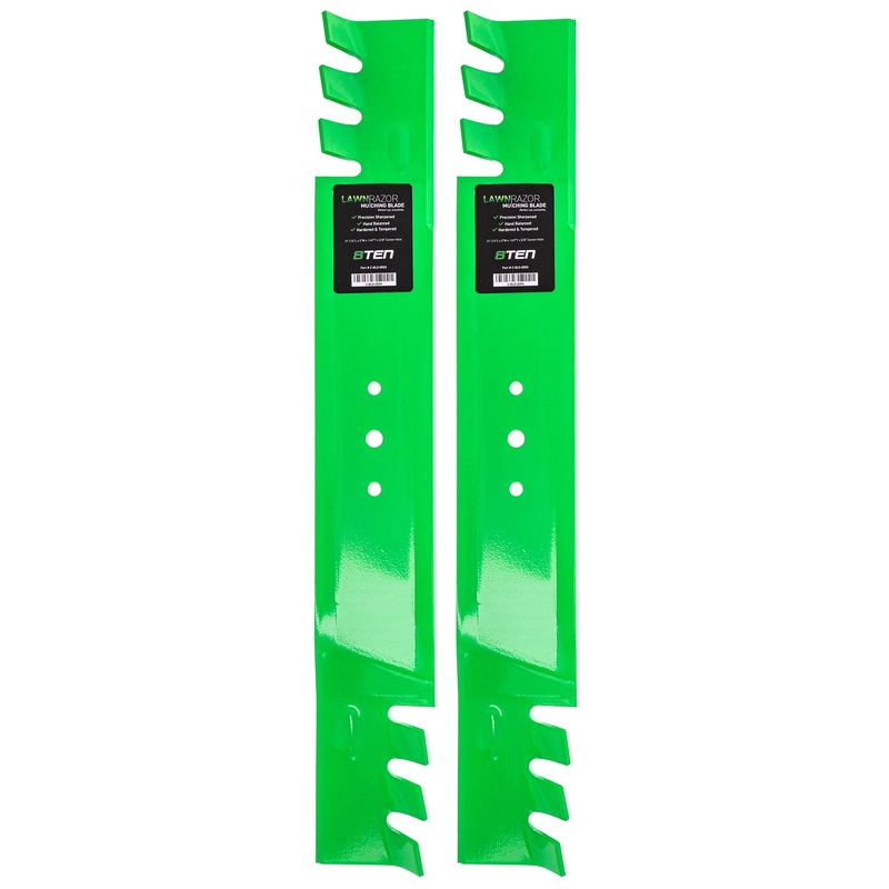 LawnRAZOR Toothed Blade For Hechinger Montgomery Ward Mastercraft 742-0499 742-0499A 942-0499 | 2-PACK