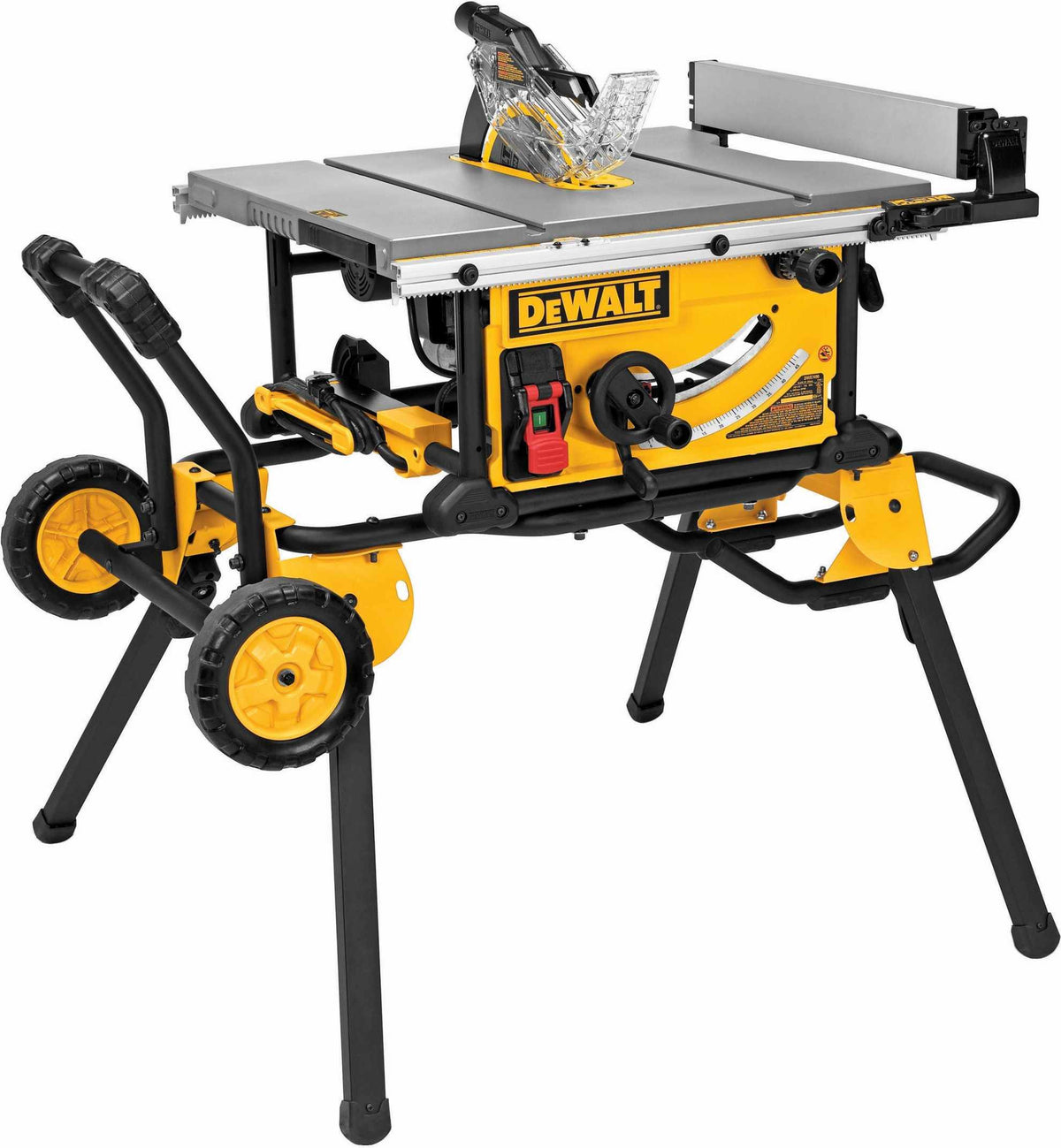 DeWalt DWE7491RS 10 in. Table Saw with Rolling Stand – 15 Amp, 32-1/2 in. Rip Capacity OEM #DWE7491RS