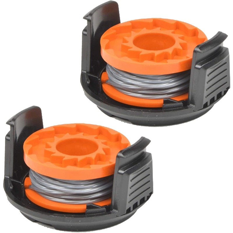 Line Spool & Cover for WORX WG150E WG151E WG151E-A Strimmer Trimmer (Pack of 2)