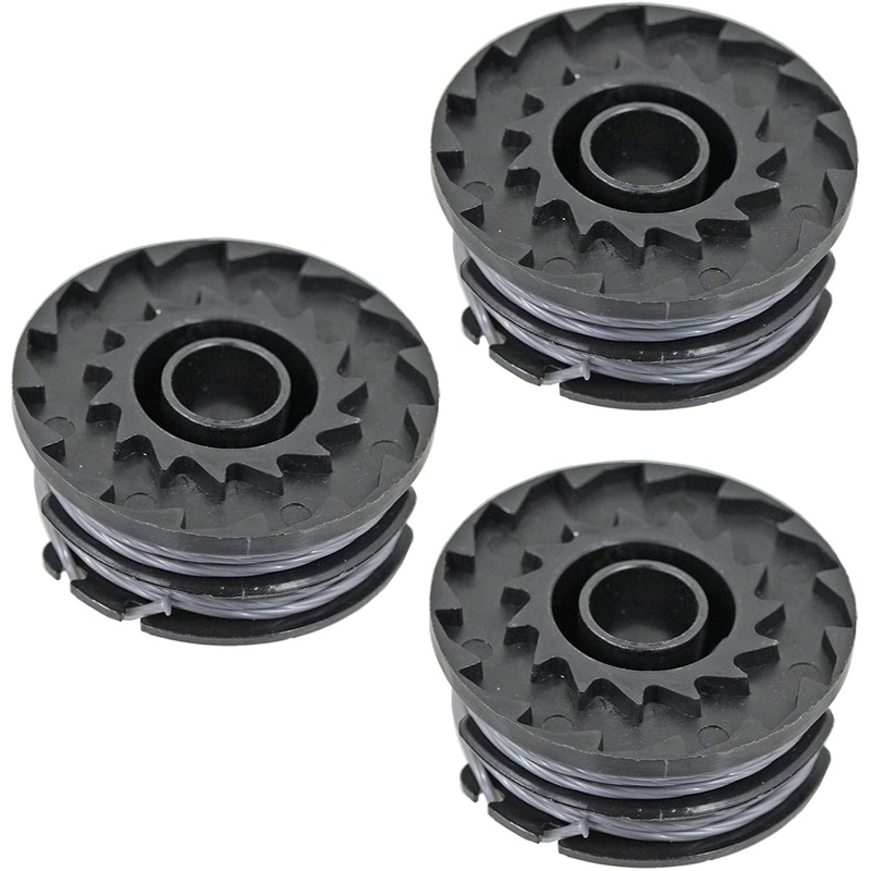 Line & Spool for GREENWORKS Strimmer Trimmer 3m (Pack of 3)