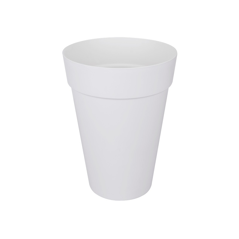 Loft Round Pot High White 35CM