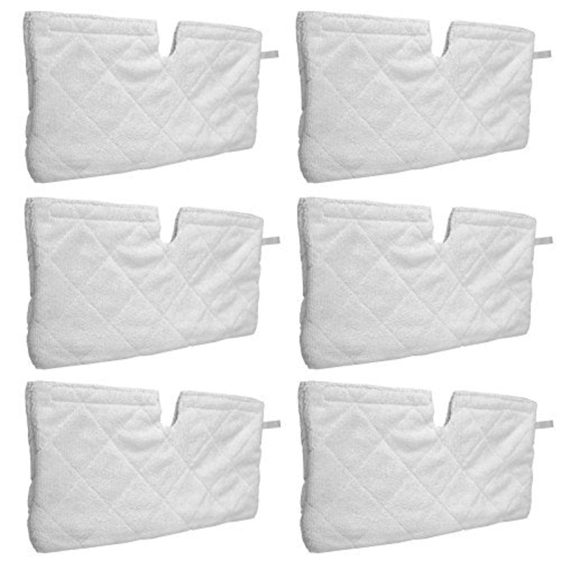 Microfibre Cover Pocket Pads for Shark Steam Cleaner Mop S2901, S3455, S3501 (Pack of 8)