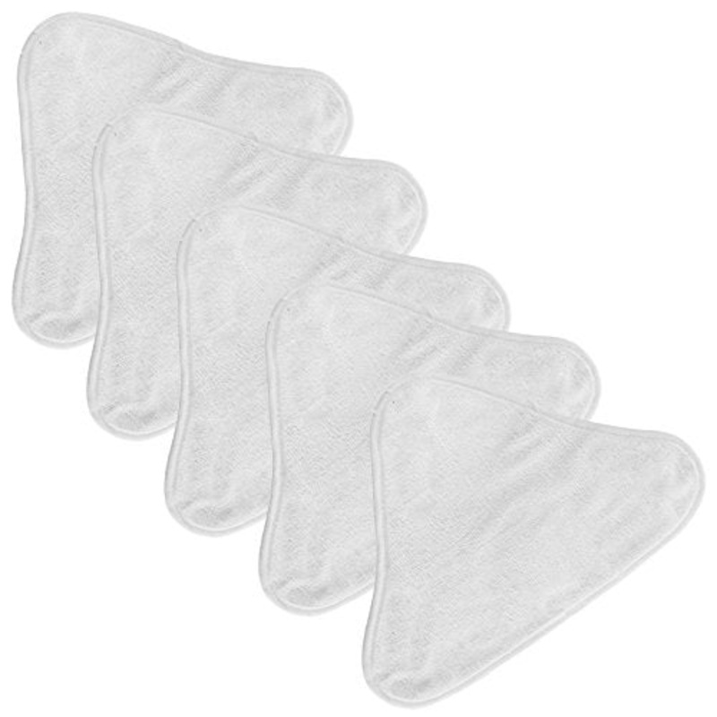 Microfibre Washable Cleaning Pads for Holme HSM2001 Steam Cleaner Mop (Pack of 5) 185mm x 250mm