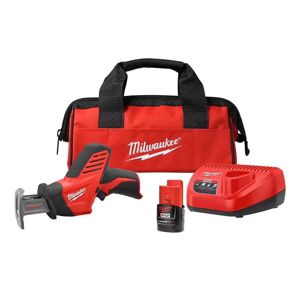 Milwaukee M12 Hackzall Recip Saw Kit #2420-21