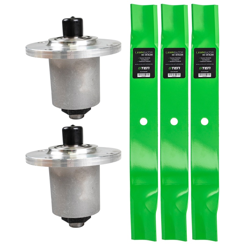 Mower Deck Blades & Spindles Kit For Schiller MK1001938