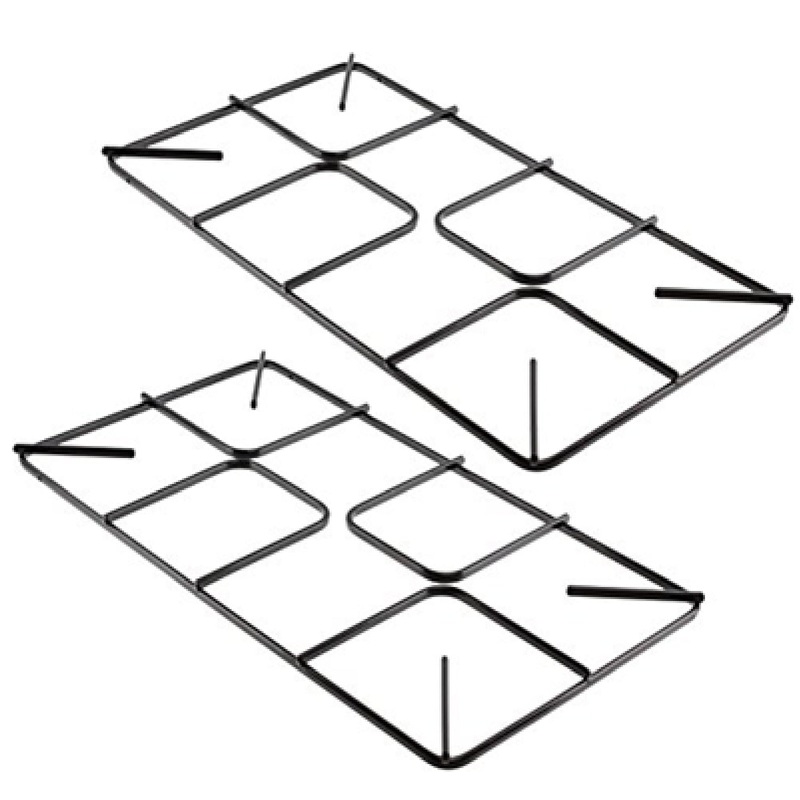 Pan Support Grid for Bosch Neff Oven Cooker Flat Gas Hob (Pack of 2, 450mm x 220mm, Small)