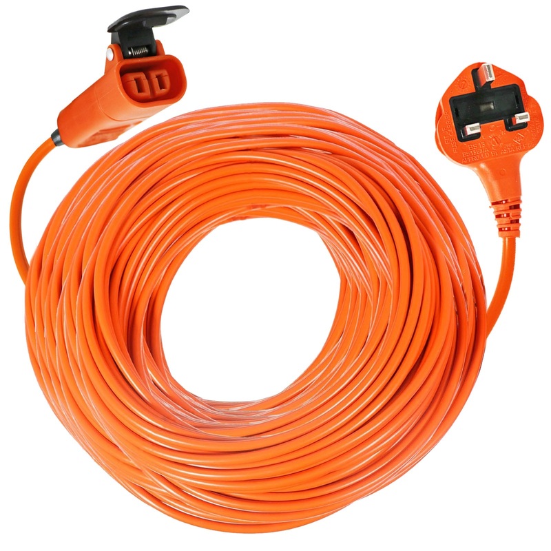Power Cable for Bosch Rotak 34 36 40 43 370 430 Ergoflex Lawnmower Lead Plug 25m