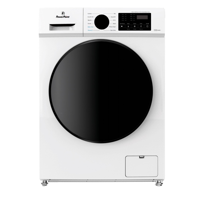 Powerpoint Washing Machine | 10KG | 1400 Spin | White | P351410SKW-A