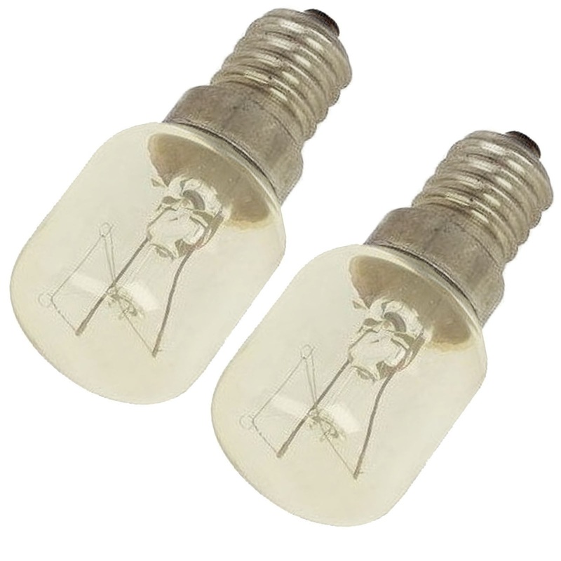 Pygmy Light Bulb Lamp for Swan Oven Cooker Pack of 2 (15w, SES, E14)