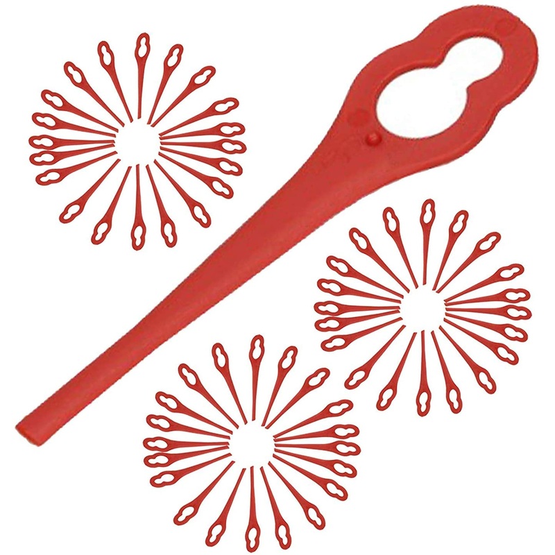 Red Plastic Blades for EINHELL AT BG-CT GE-CT RG-CT 18 Li Strimmer Trimmer x 60