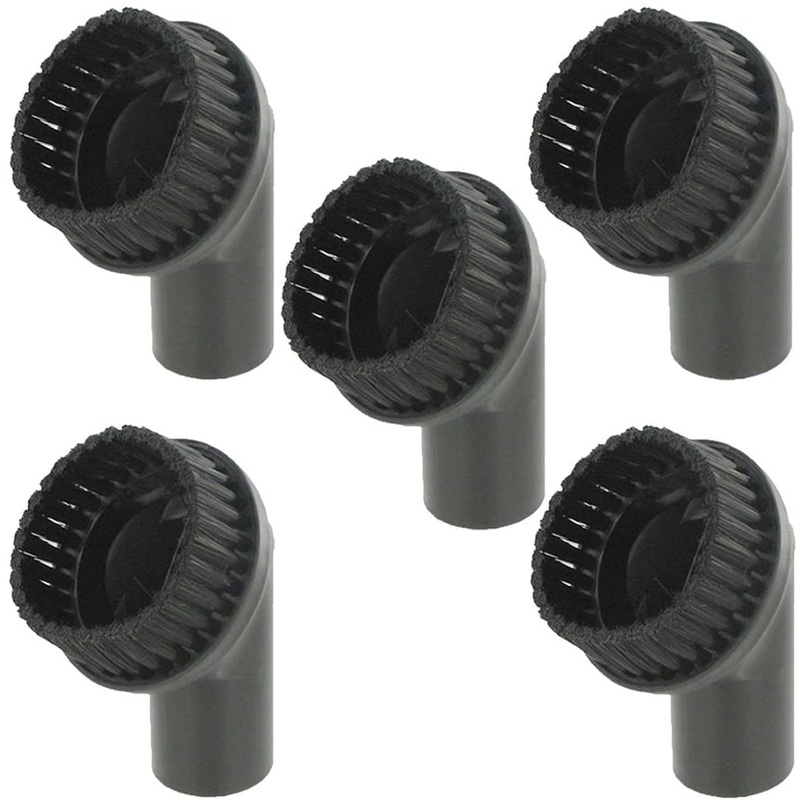 Round Dusting Brush Tool for Shopvac Vacuum Cleaner (35mm, Pack of 5)