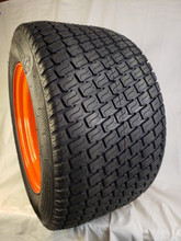 24x12.00-14 Armstrong Lawn Master Turf Tire 4 Ply on Kubota Rim