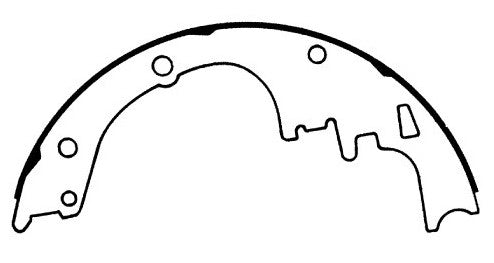 Porterfield Brake Shoes for 1971 CHEVROLET CHEVELLE w/Front Discs