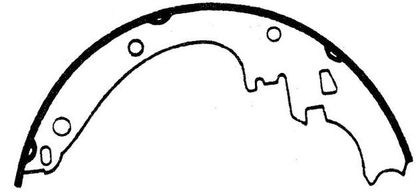 Porterfield Brake Shoes for 1976 CADILLAC SEVILLE