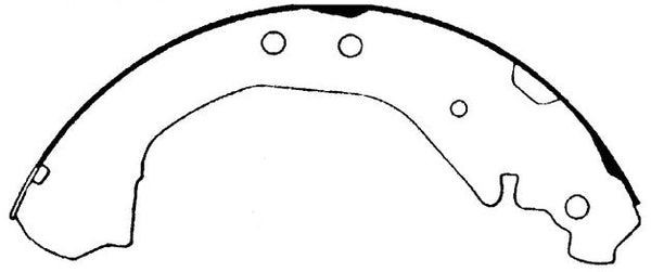 Porterfield Brake Shoes for 1989 GMC K1500 4WD 10" R/Shoe Std Cab HD Ch