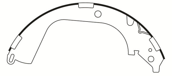 Porterfield Brake Shoes for 2010 CHEVROLET COLORADO